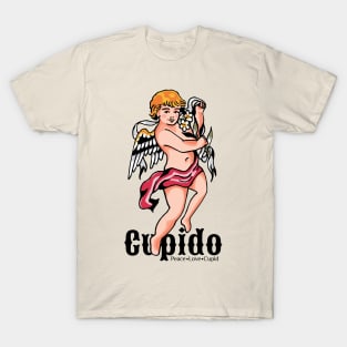 Peace, Love and Vintage Cupid T-Shirt